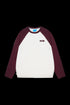 ICS Raglan Sleeve Contrast Color Long Sleeve T-shirt
